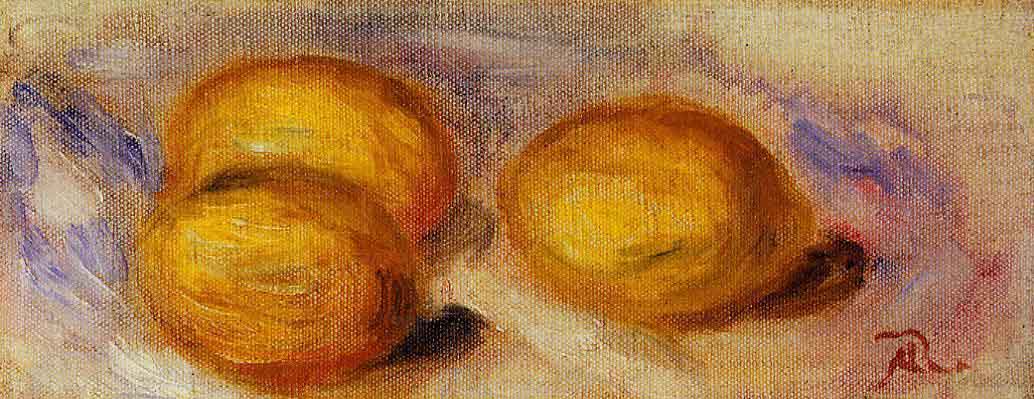 Pierre-Auguste Renoir Three Lemons